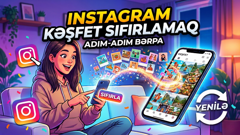 Instagram Keşfet Səhifəsi Niyə Dəyişmir və Bunu Necə Həll Etmək Olar?